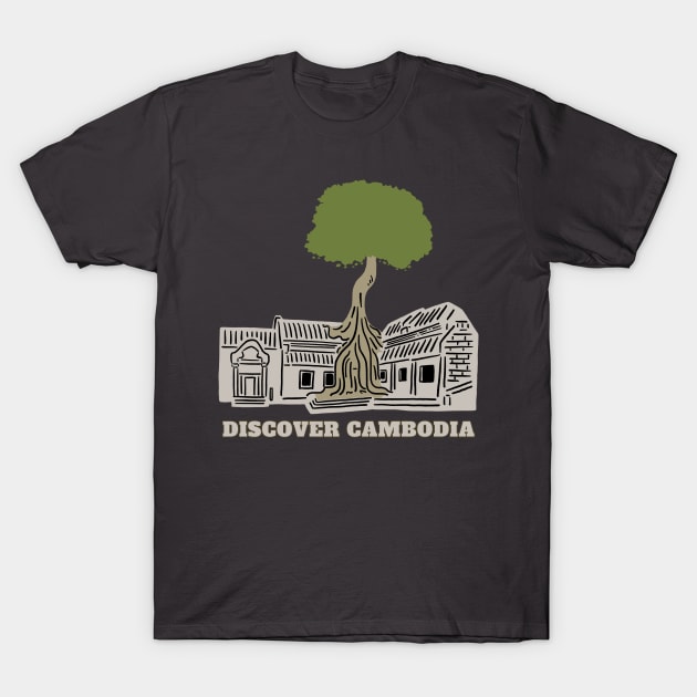 Discover Cambodia T-Shirt by CuteBotss